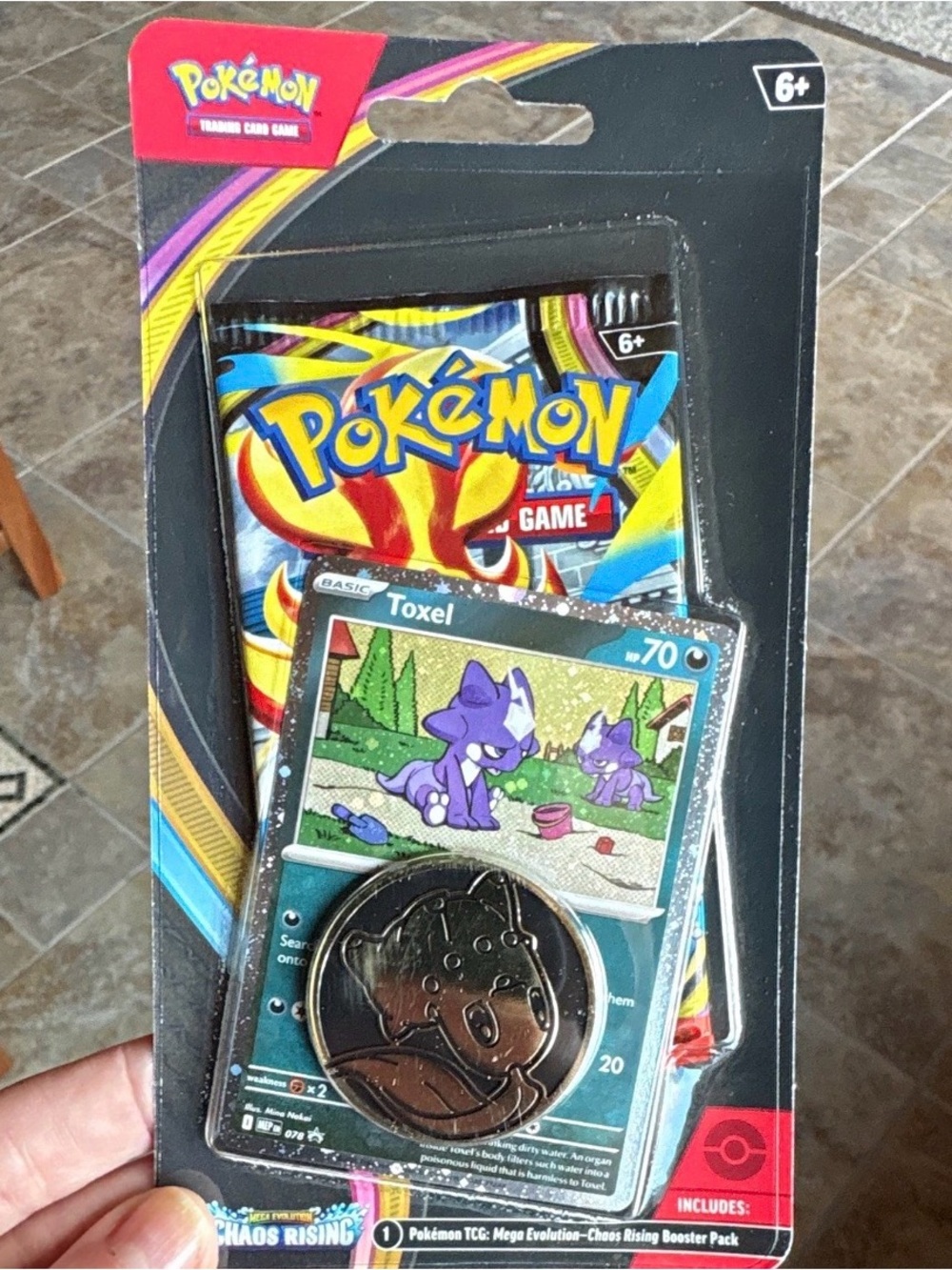 Toxel Booster Pack & Collectible Coin - Pokémon